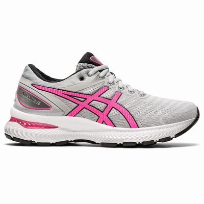 Női Asics Gel-Nimbus 22 Futócipő AS2015938 Szürke/Rózsaszín